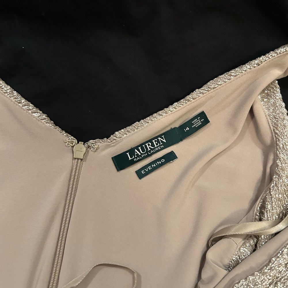 Ralph Lauren Gold Maxi Dress - Picture 4 of 5